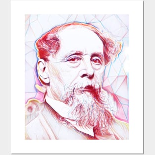 Charles Dickens Portrait | charlles dickens line art Posters and Art